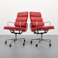 2 Charles & Ray Eames Soft Pad Arm Chairs - Sold for $1,875 on 02-08-2020 (Lot 458).jpg